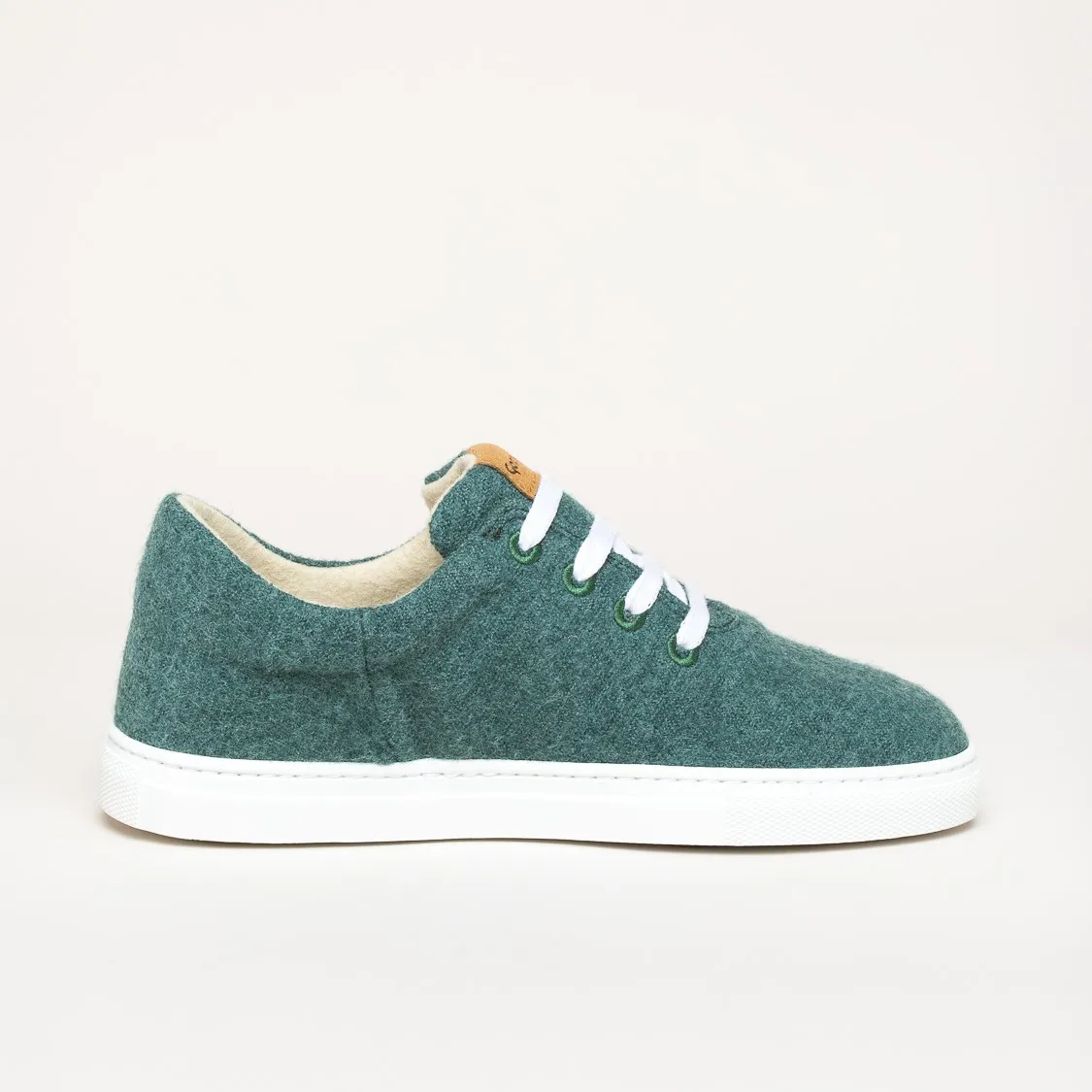 Wollsneaker Wool Walker grün