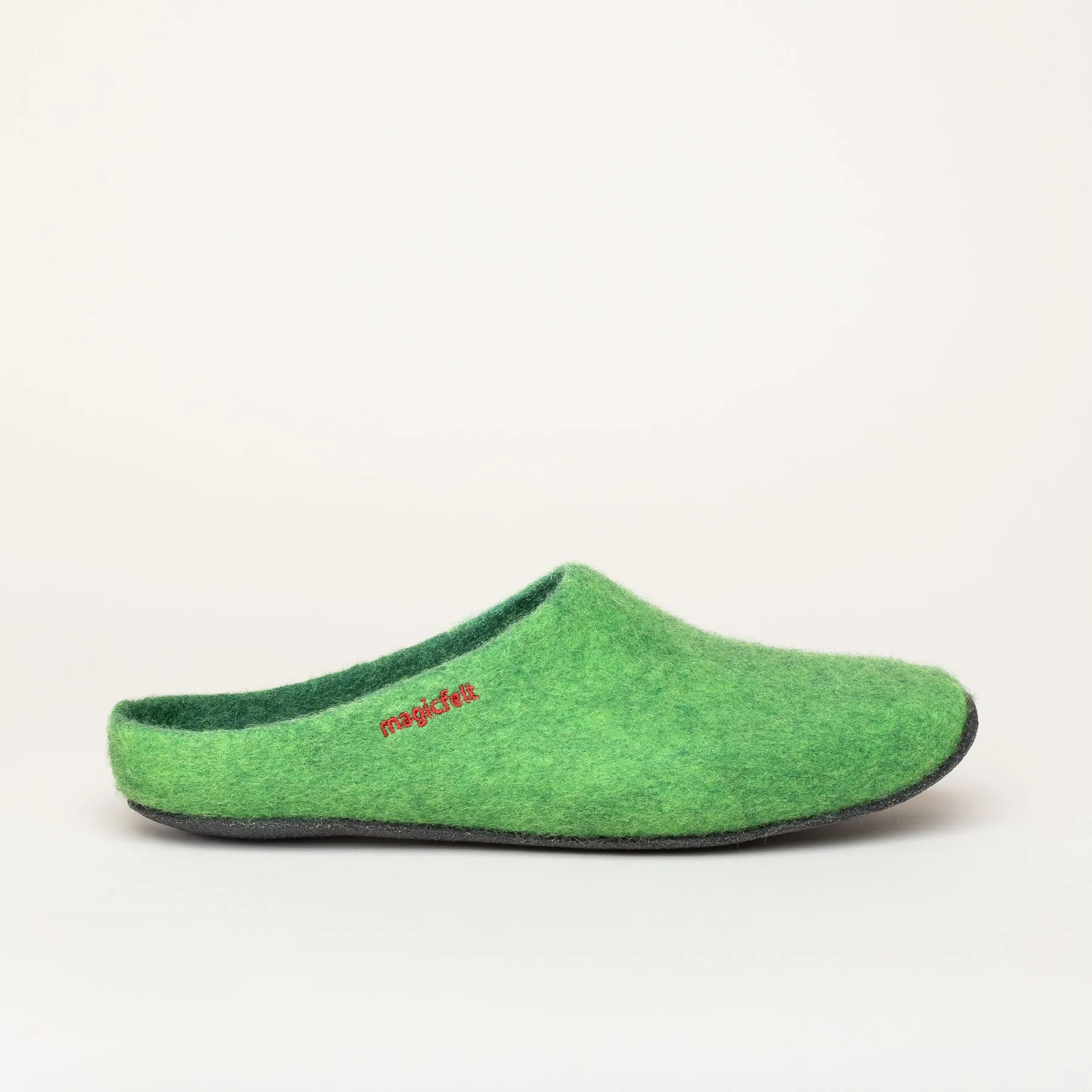 Magicfelt JU 720 | Damen Filz-Hausschuh | Farbe green | Pantoffel in Größe 36