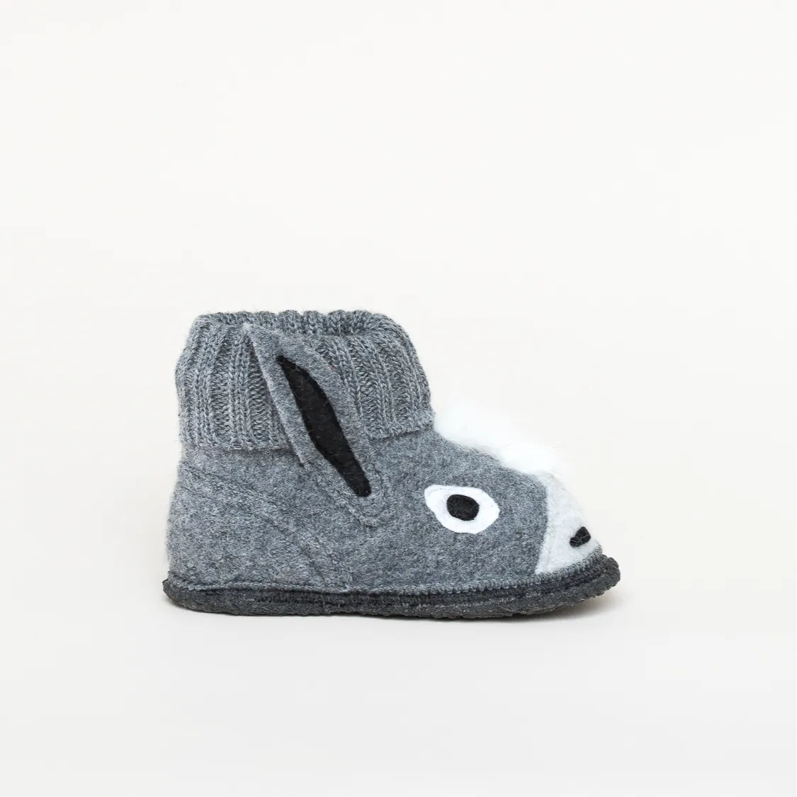 Kinder Hüttenschuh Esel grau