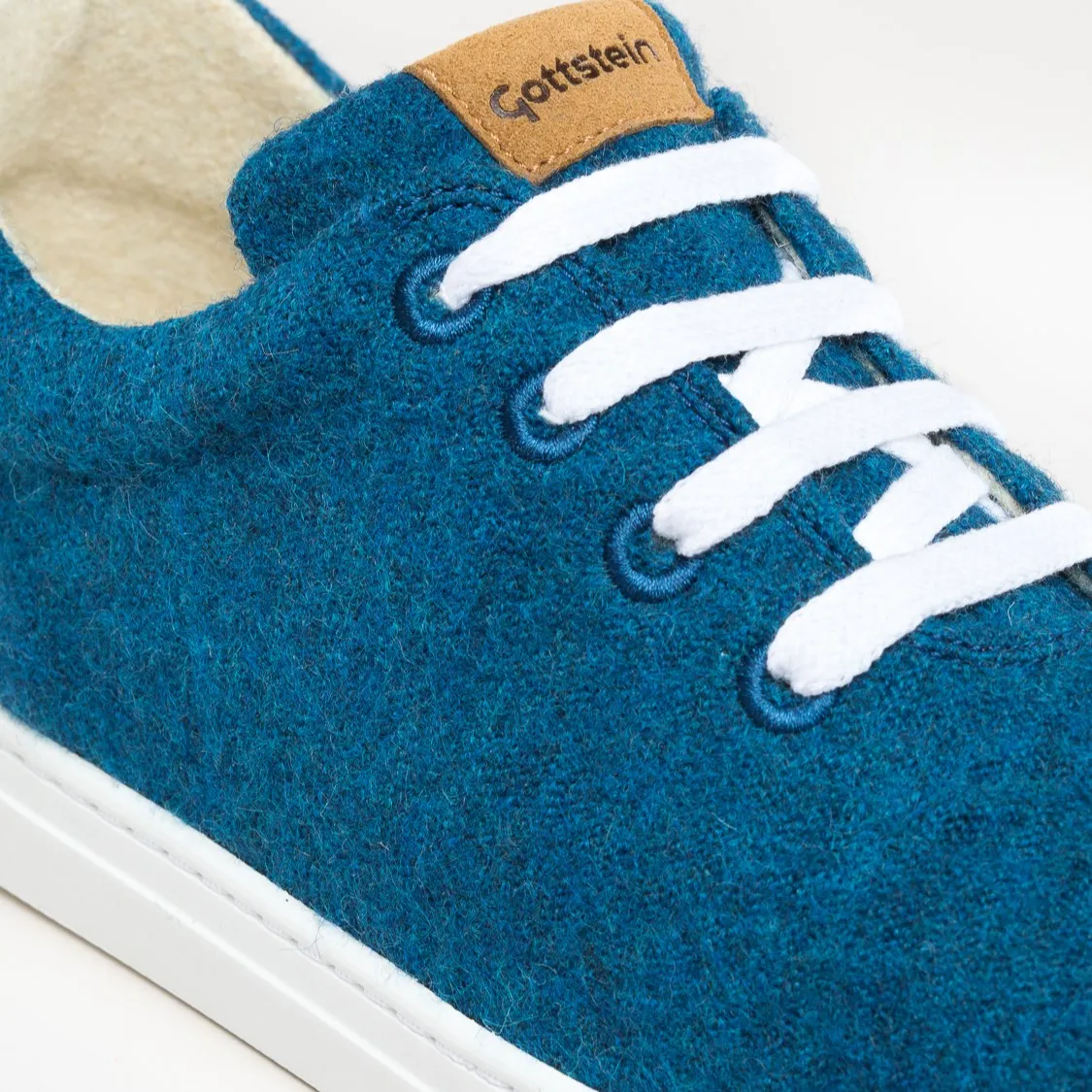 Wollsneaker Wool Walker blau