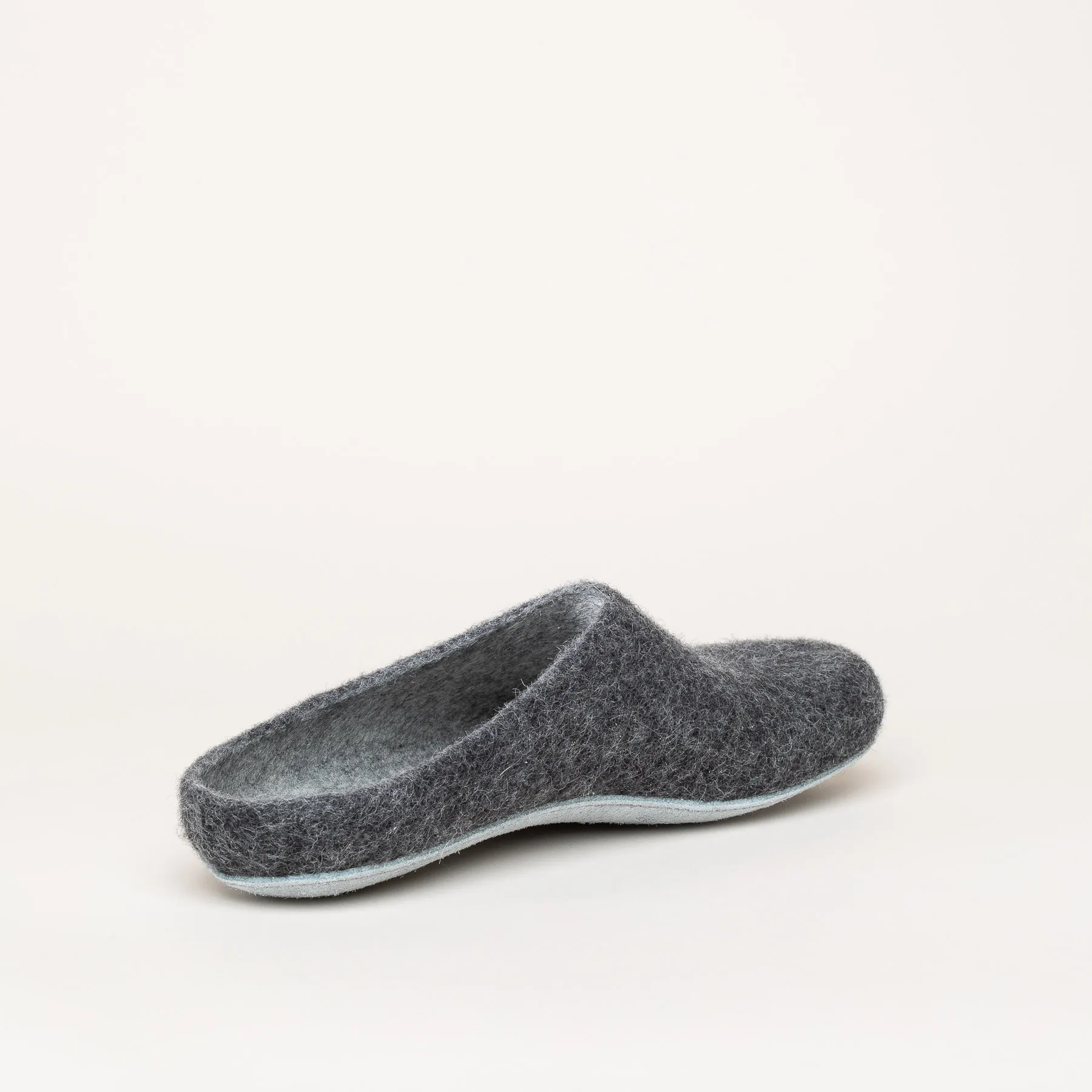 Pantoffel Filz 701 Anthrazit