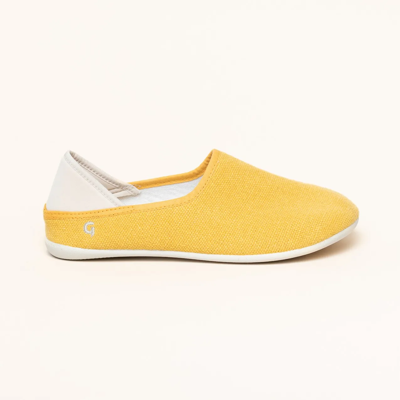 Gottstein Linen Slip-on für Damen & Herren Hausschuh mit Gummisohle | Farbe Lux Größe 42