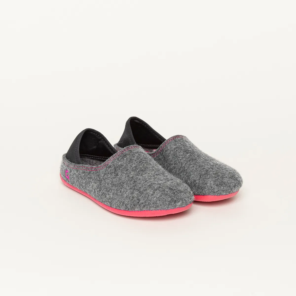 Hausschuh Wool Slip-on Kinder | Pantoffel für Mädchen & Jungen | Slipper | Kita & Kindergarten | Raspberry 32