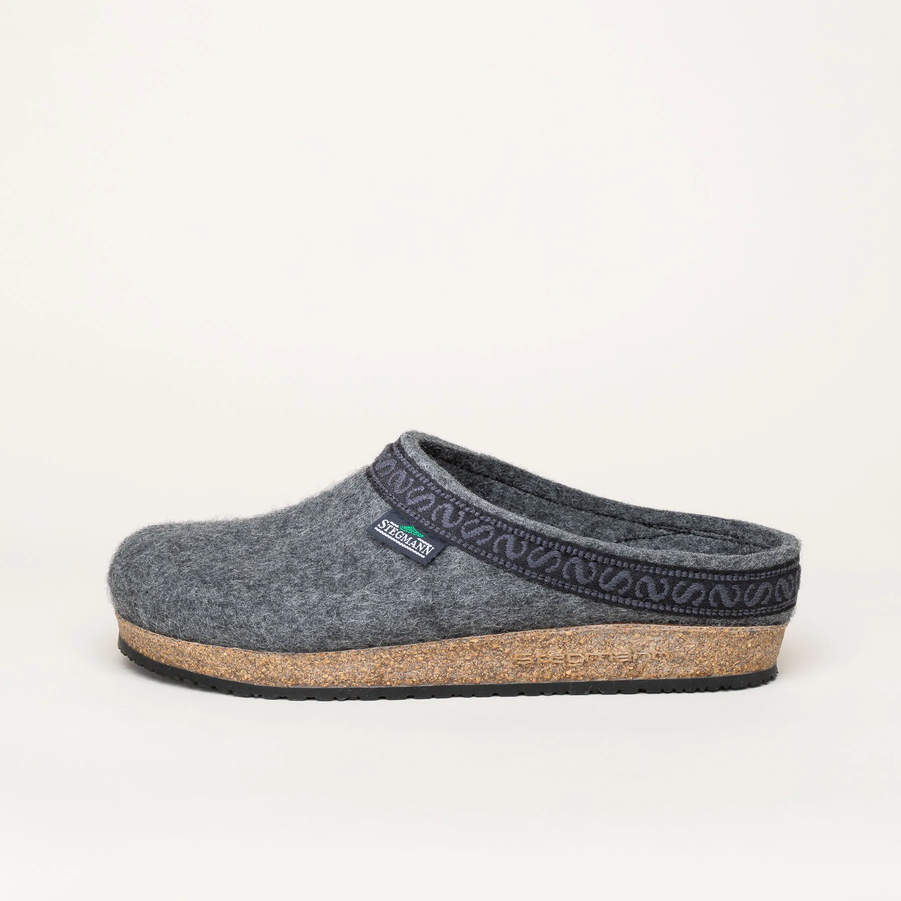 Filzclog Hausschuh 108 Stegmann grey