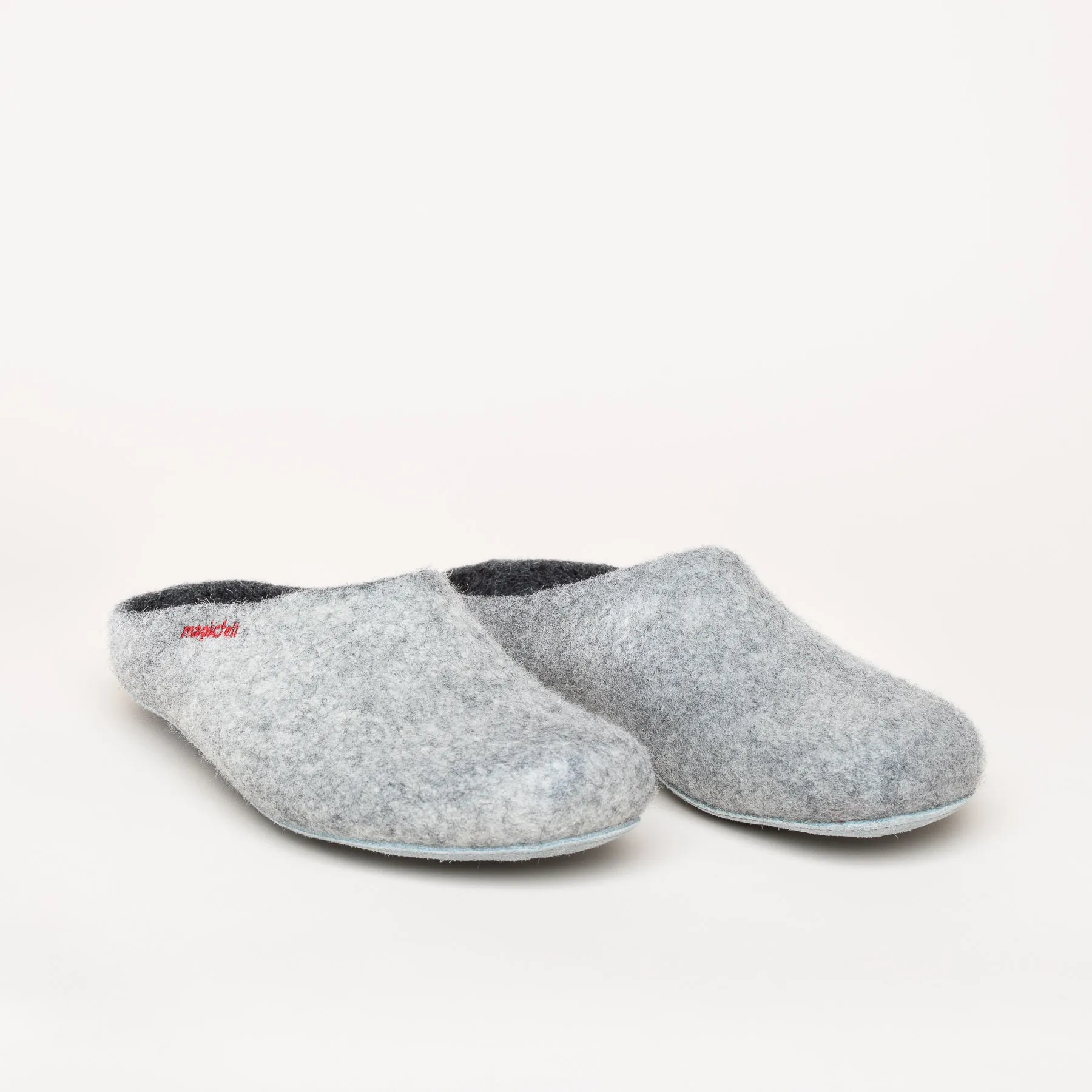Pantoffel Filz 701 hellgrau