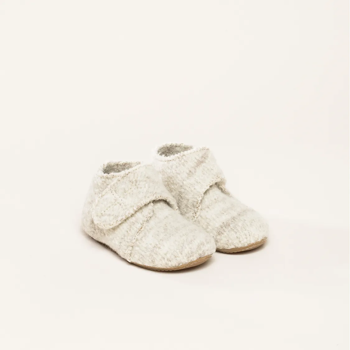 Kitz-Pichler Juno Kinderhausschuh Mädchen Hausschuh | Farbe beige | Pantoffel in Größe 21
