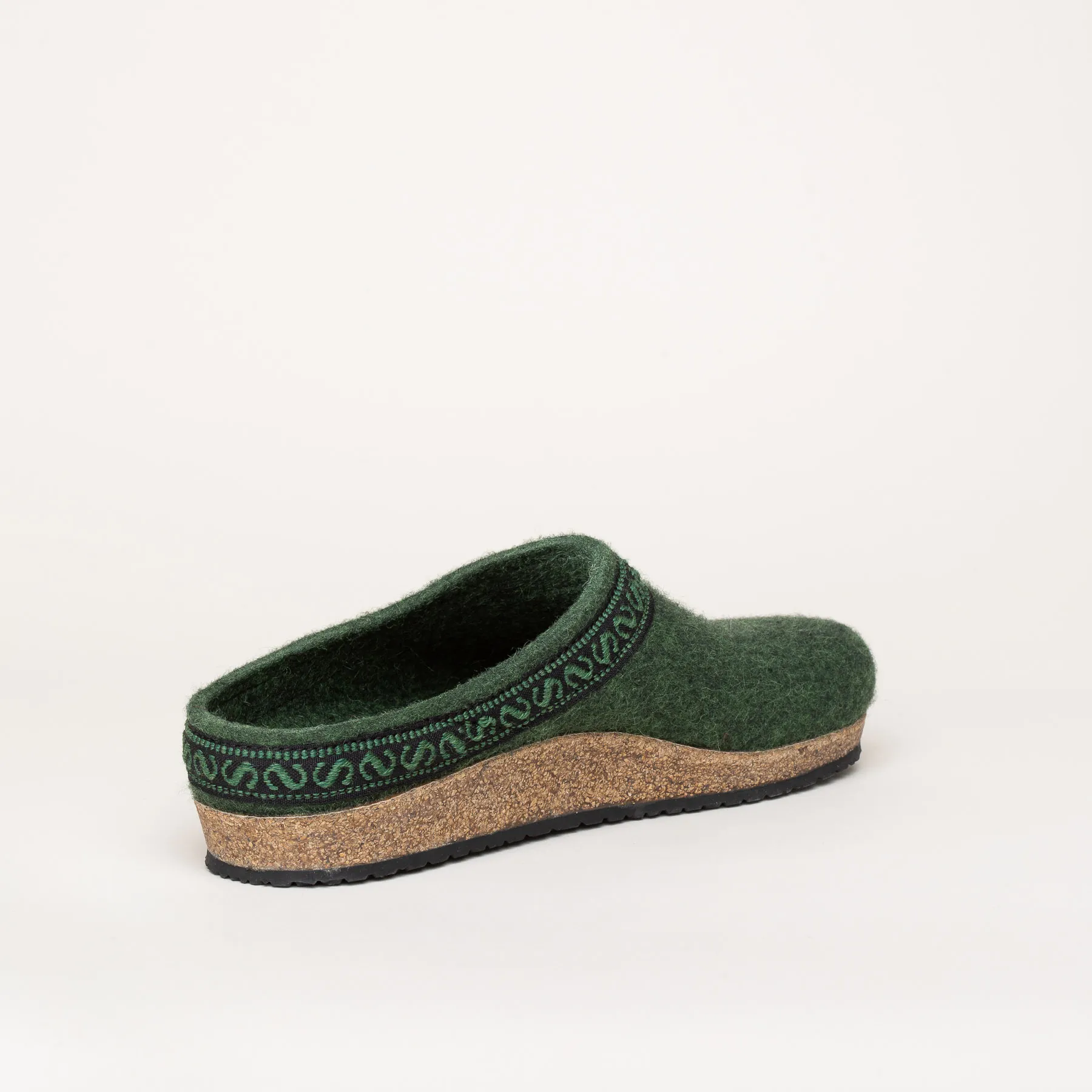 Filzclog Hausschuh 108 Stegmann darkgreen