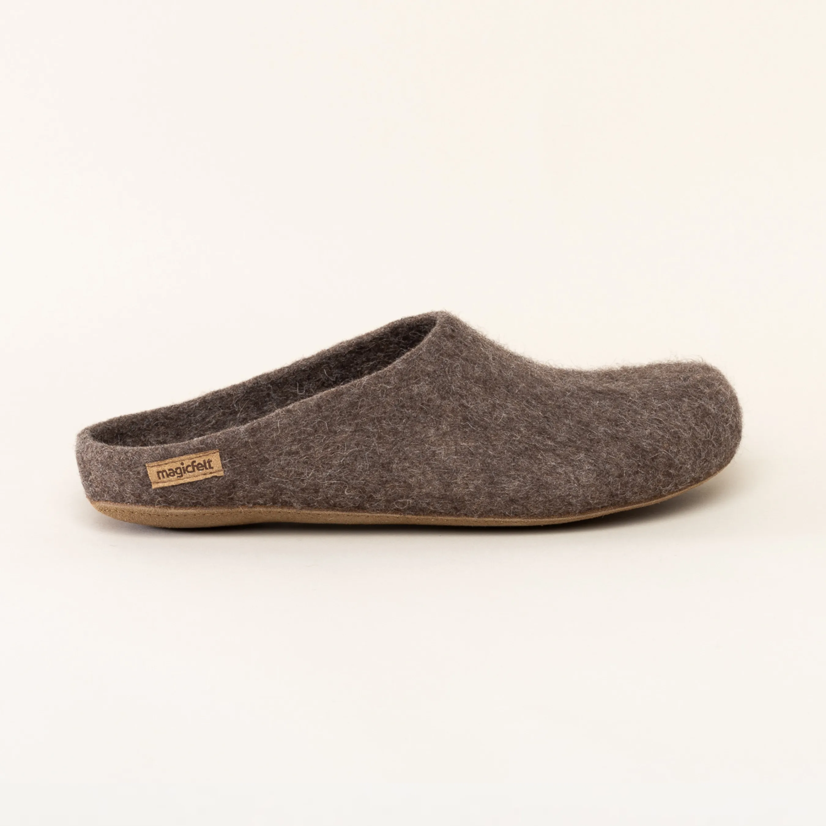 Pantoffel Filz 729 Kamel