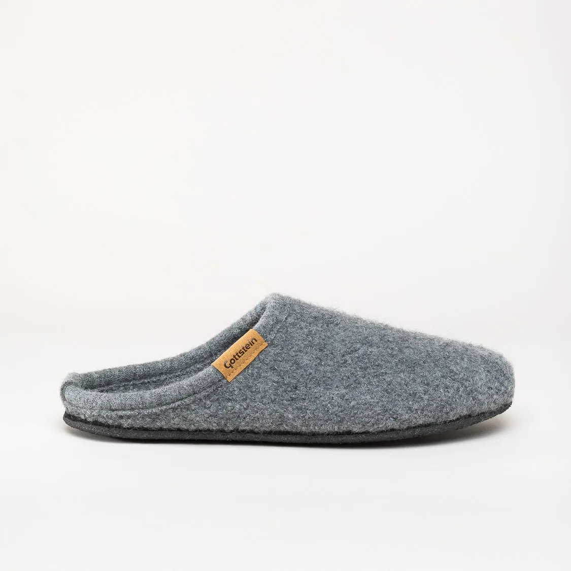 Gottstein Alpine Light | Damen Filz-Hausschuh | Farbe grey | Pantoffel in Größe 39