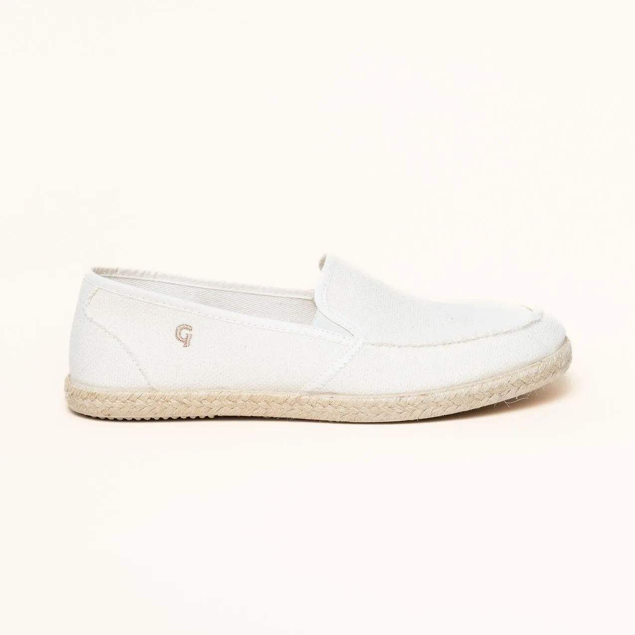 Gottstein Camping Linen Sailor Espadrille | Damen & Herren Schuh | Farbe Beige | Pantoffel in Größe 41