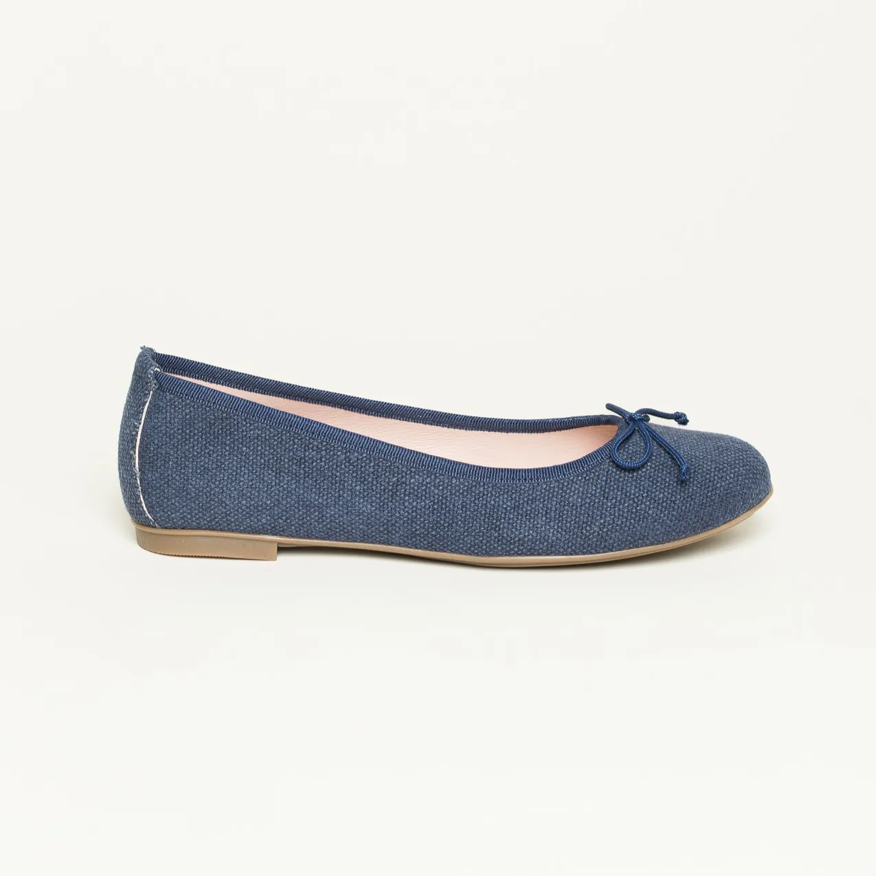 Ballerina Linen Gottstein Stoffschuhe | Damen Ballerina Sommer | ink blue 41