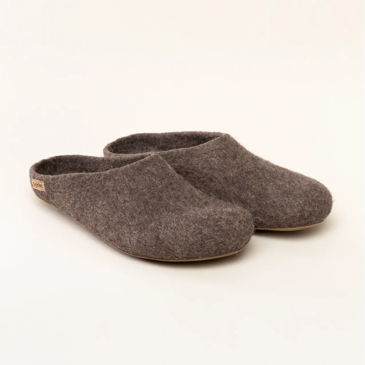 Pantoffel Filz 729 Kamel