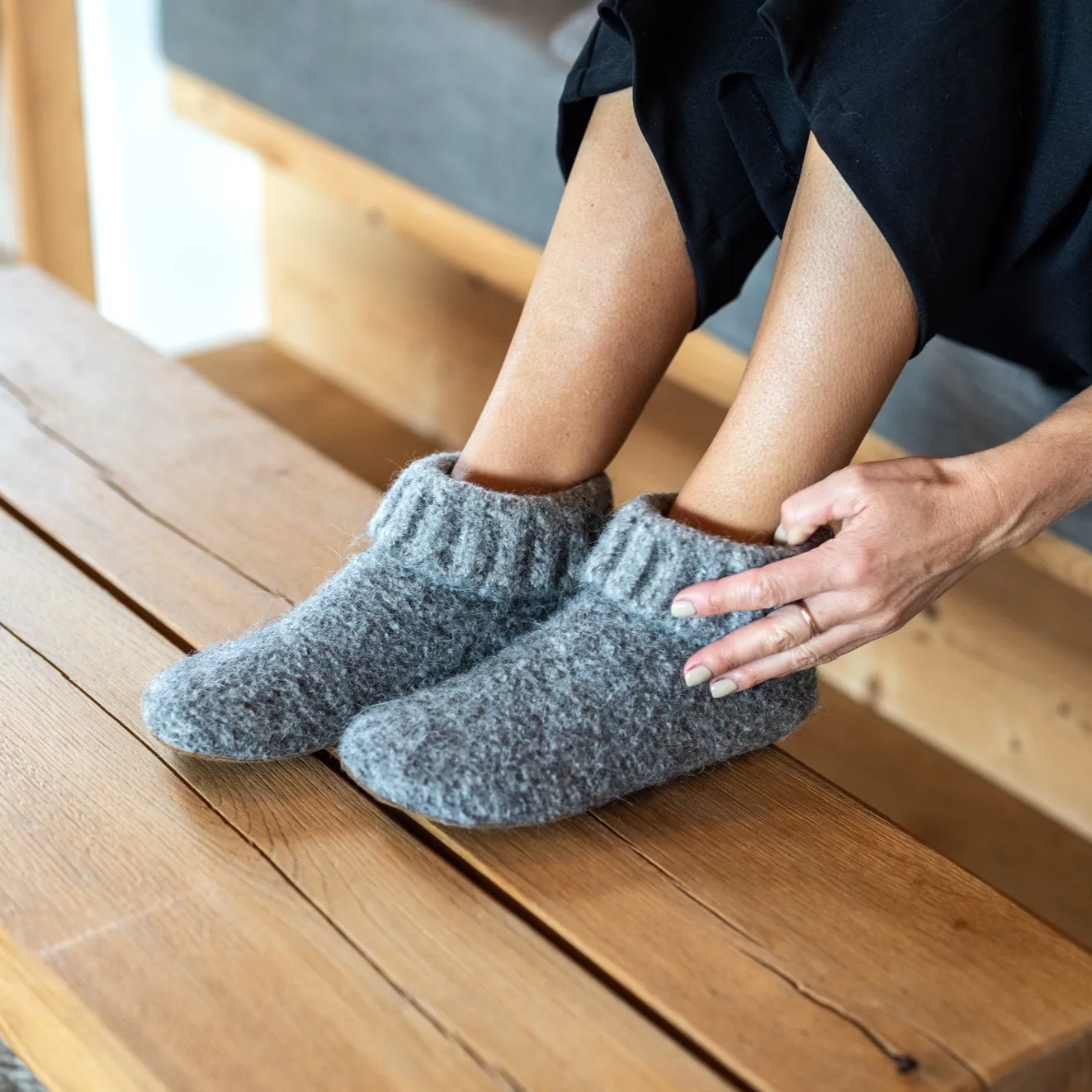 Knit Boot Alpaka