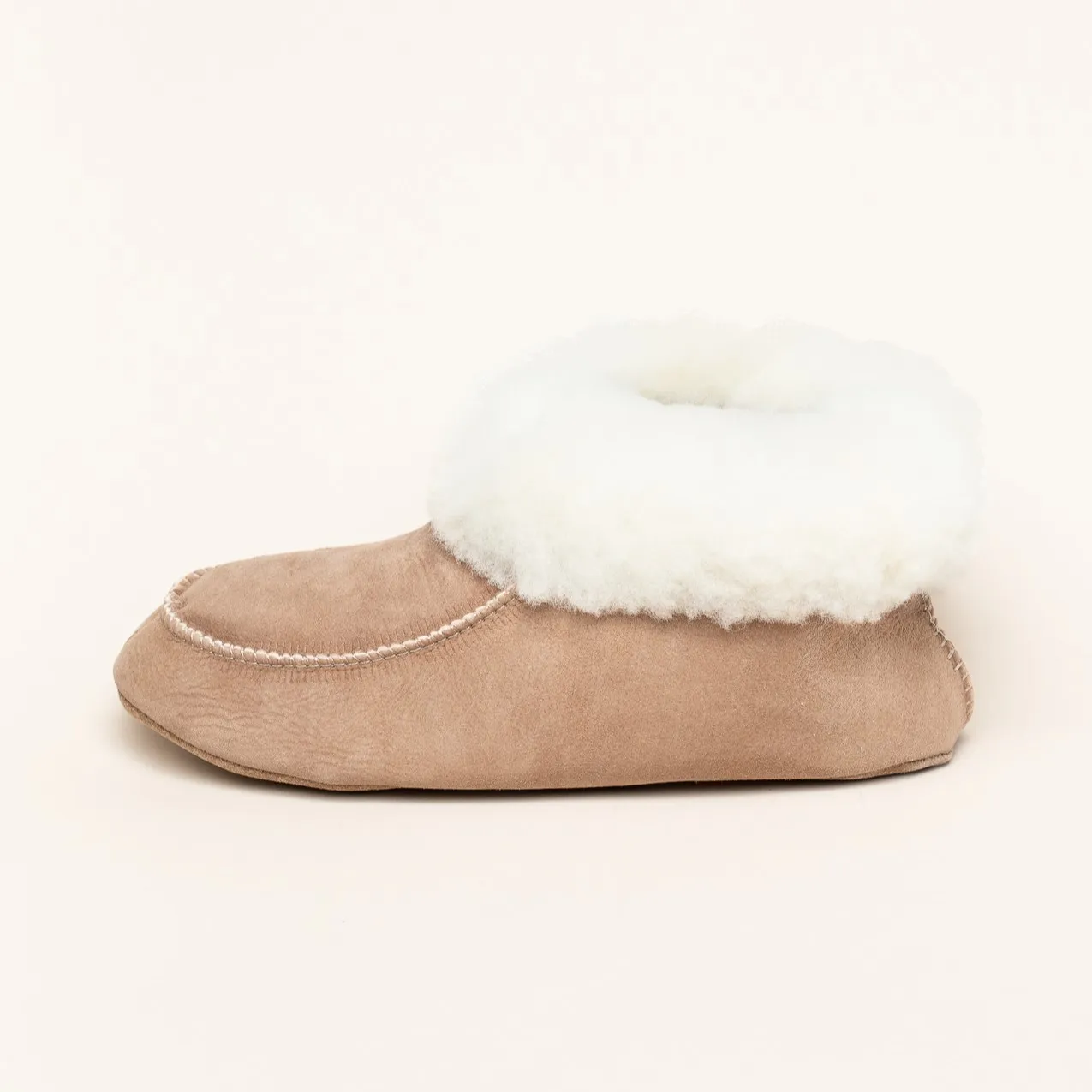 Lammfellhausschuh BK braun